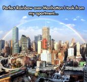 Rainbow Over Manhattan
