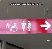 Creative Toilet Sign