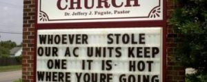 Church Had Its Air Conditioning Units Stolen