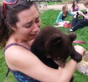 It’s All Fun And Games Until Someone Gets Mauled By A Tiny Bear