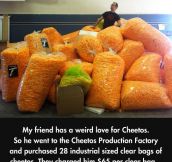 Some People Have An Irrational Love For Cheetos