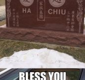 Meanwhile At A Chinese Cemetery