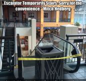 Escalator Temporarily Stairs