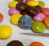 Painting On An M&M