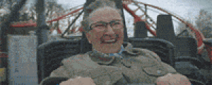 Granny Rides Rollercoaster For The First Time Ever