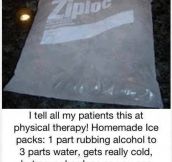 Homemade Ice Packs