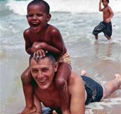 Obama’s Childhood Seems A Happy One