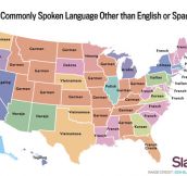 Most Common Language By State Besides English or Spanish