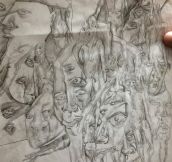 Schizophrenic Inmate Drawing