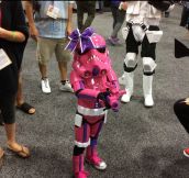 Girly Stormtropper At Comic-Con