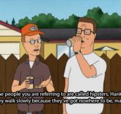 King Of The Hill’s Description Of Hipsters