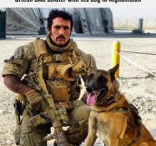 Badass Picture Of A Soldier And His Dog