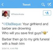 Your Barber Or Your Girl?