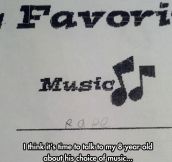 Kids And Their Music Choices