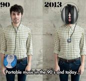 Portable Music Then And Now