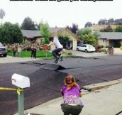 Skaters Know How To Take Advantage Of Every Situation