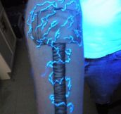 Tattoo Lightning Effect