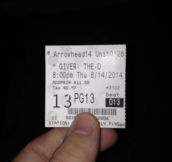 Awkward Movie Ticket