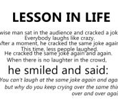 Lesson In Life