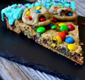 M&M Cookie Cake