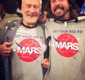 Buzz Aldrin And Dave Grohl