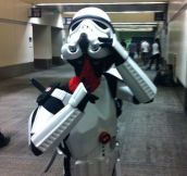 Deadpool Disguised As A Stormtropper