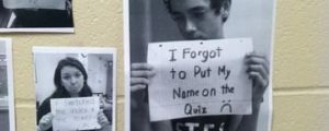 Student’s Wall Of Shame