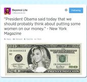 Putting A Woman On The Money