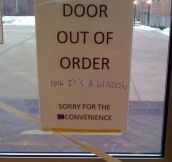 Door Out Of Order