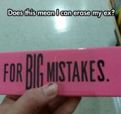 For Big Mistakes