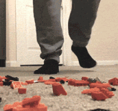 How Stepping On A LEGO Feels Like