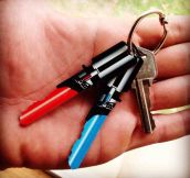 Light Saber Keys For Star Wars Fans