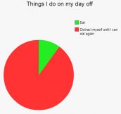 Pie Chart Of My Day Off