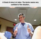 Very Confident Doctor