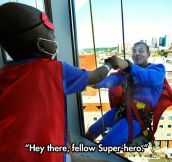 Superhero Visit To C.S. Mott Children’s Hospital