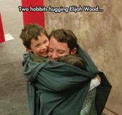Little Hobbits Meet Their Hero
