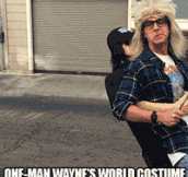 Wayne’s World One Man Costume