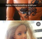 Barbie Problems: A Snapchat Story