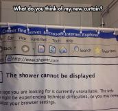 The Shower Cannot Be Displayed