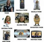 Thor And His Different Versions