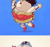 When Superheroes Become A Little Bit Chubby