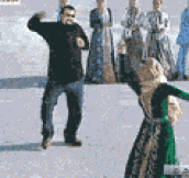 Steven Seagal Protecting A Dancer From Invisible Ninjas