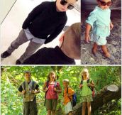 Kids Fashion Now And Then
