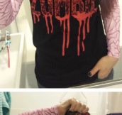 Instant Zombie T-Shirt Costume
