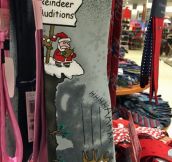 Reindeer Audition Tie