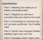 Five Facts About Reading