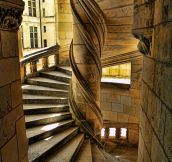 Chambord Castle Stairway, France