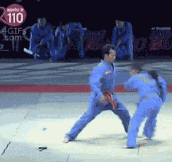 Insane Judo Takedown