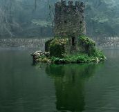 Castle In The Middle Of A Lake