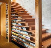 Bookshelf stairs